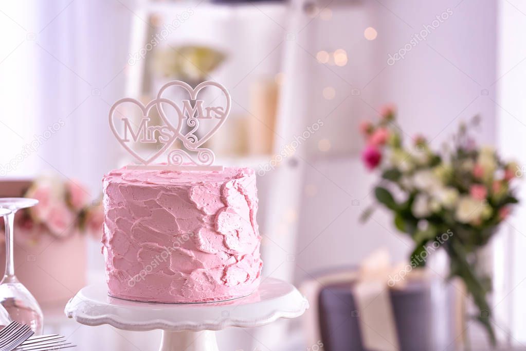 cake for lesbian wedding