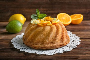 Lezzetli narenciye pasta 