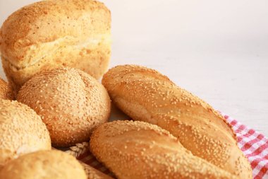 Tablo, closeup lezzetli ekmek