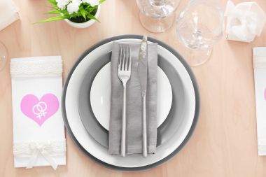 Düğün için hizmet tablo