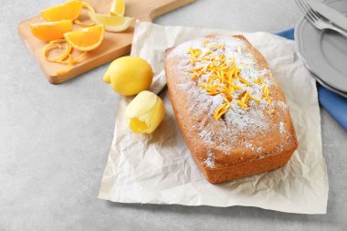 Lezzetli narenciye pasta 