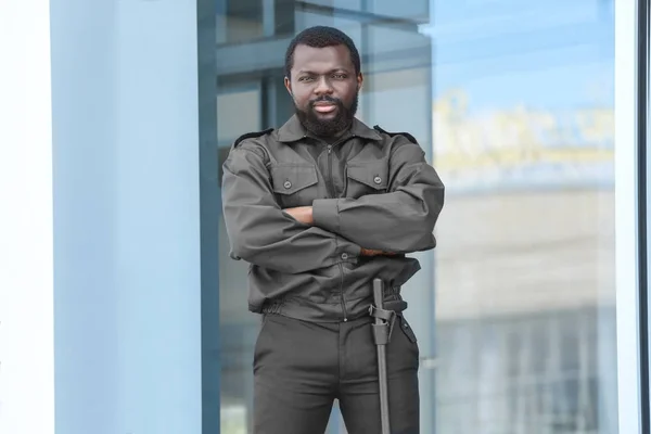 Male security guard — Stock Photo, Image