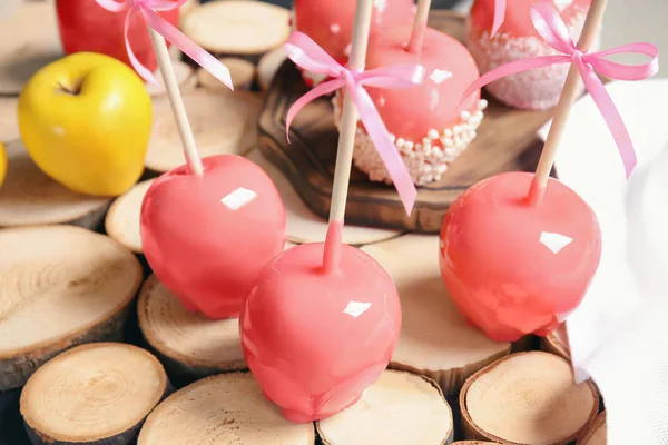 Delicious candy apples — Stock Photo, Image