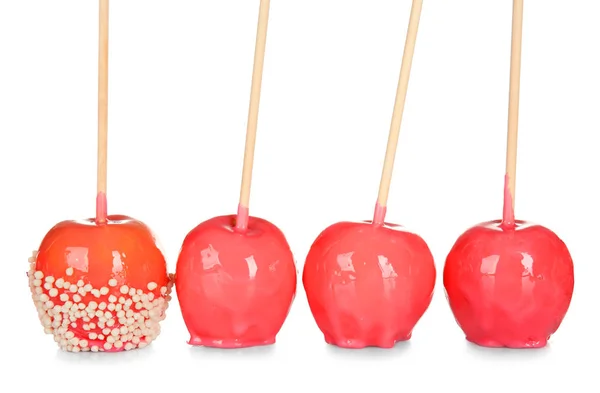 Läcker candy äpplen — Stockfoto