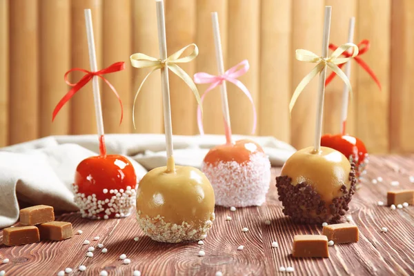 Delicious candy apples — Stock Photo, Image