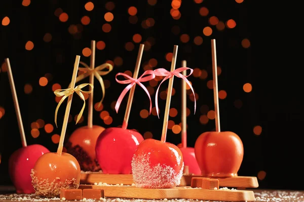 Lezzetli karamelize elma — Stok fotoğraf