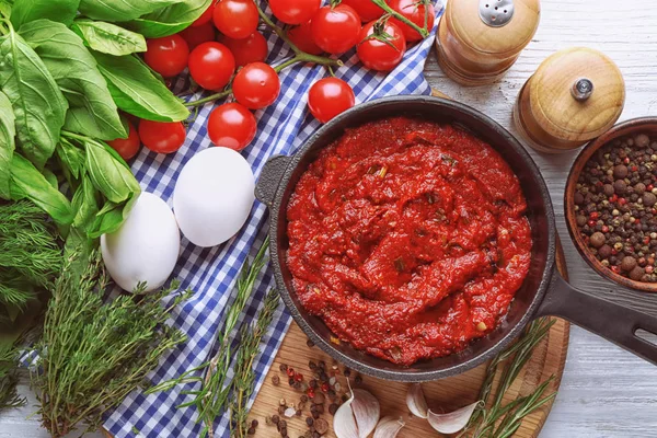 Lekker pikante saus — Stockfoto