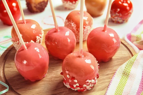 Delicious candy apples — Stock Photo, Image