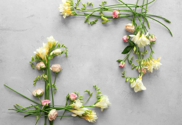 Mooie compositie met freesia — Stockfoto