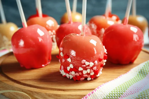 Delicious candy apples — Stock Photo, Image