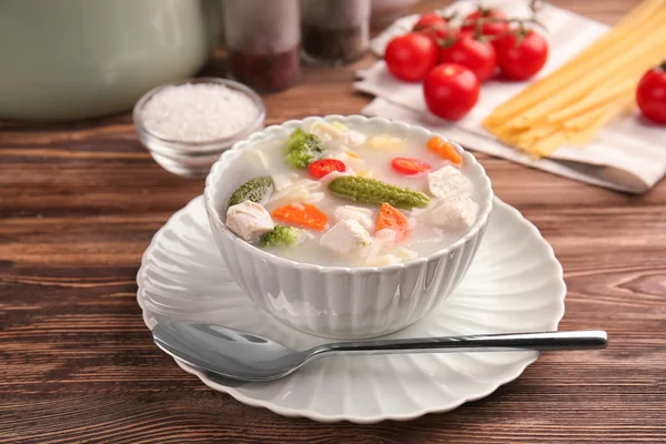 Köstliche Putensuppe — Stockfoto