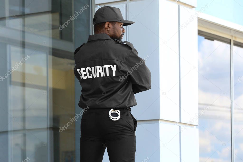 Male security guard 