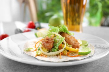 Lezzetli balık taco