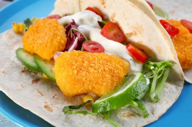 Lezzetli balık taco