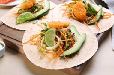 Balıklı Taco dolgulu