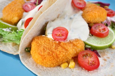 Lezzetli balık tacos