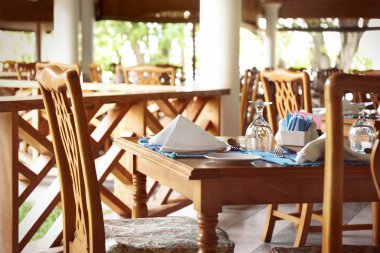 Masayı modern kafede resort adlı