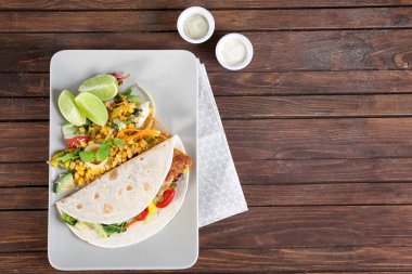 Lezzetli balık taco