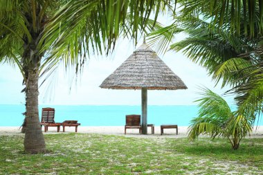 Güzel deniz plaj tropikal tatil