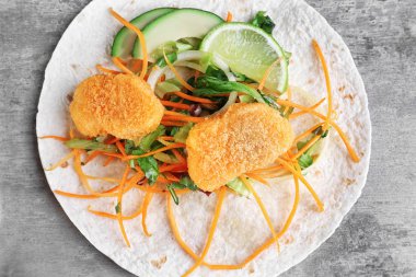 Lezzetli balık taco