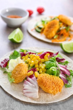 Lezzetli balık taco