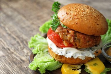Lezzetli hindi burger
