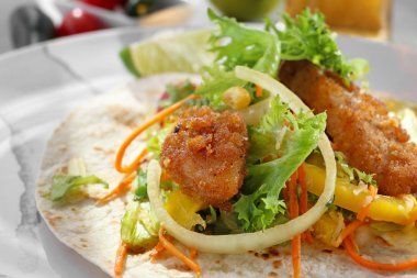 Lezzetli balık taco