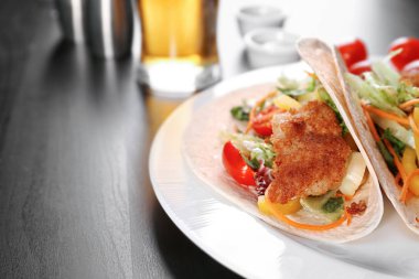 Lezzetli balık tacos