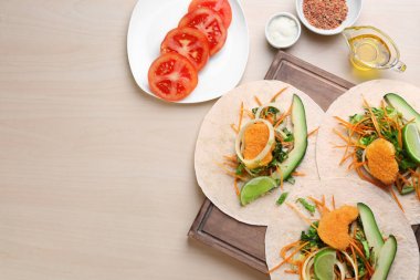 Balıklı Taco dolgulu