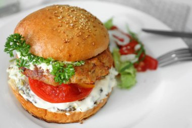 Lezzetli hindi burger