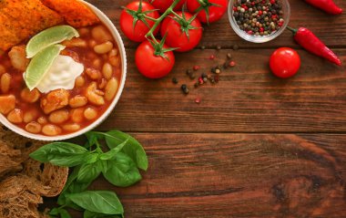 Lezzetli Türkiye biber kase ile kompozisyon