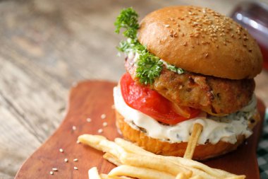 Lezzetli hindi burger