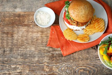 Lezzetli hindi burger