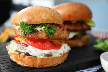 Lezzetli hindi burger