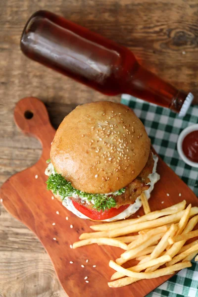 Sabrosa hamburguesa de pavo — Foto de Stock