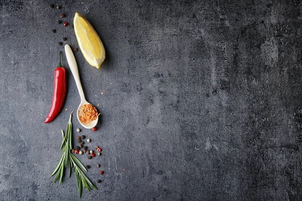 Fresh rosemary and spices — Stock Photo, Image