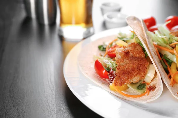 Lezzetli balık tacos