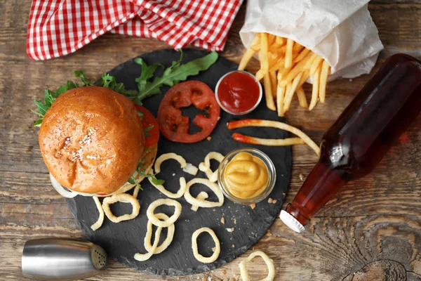 เบอร์เกอร์ไก่งวงอร่อย — ภาพถ่ายสต็อก