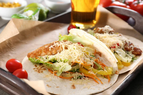 Lezzetli balık tacos