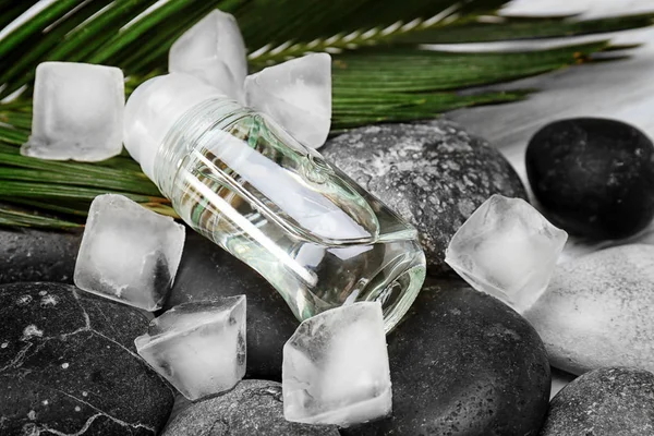 Taşlar ve yaprak deodorant