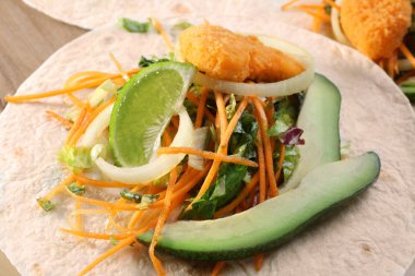 Lezzetli balık taco