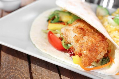 Lezzetli balık taco