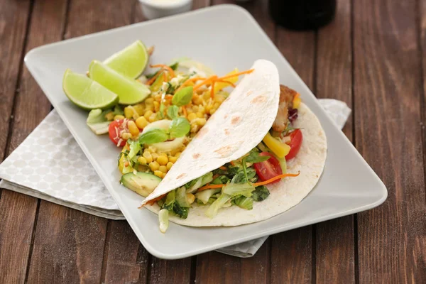 Lezzetli balık taco