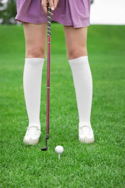 Ženské golfové hráče — Stock fotografie