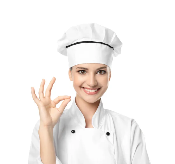 Young female chef — Stock Photo, Image