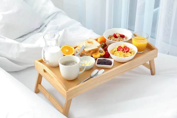 Delicious sweet breakfast — Stock Photo, Image