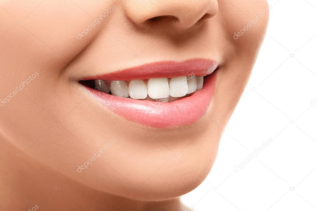 woman with healthy teeth