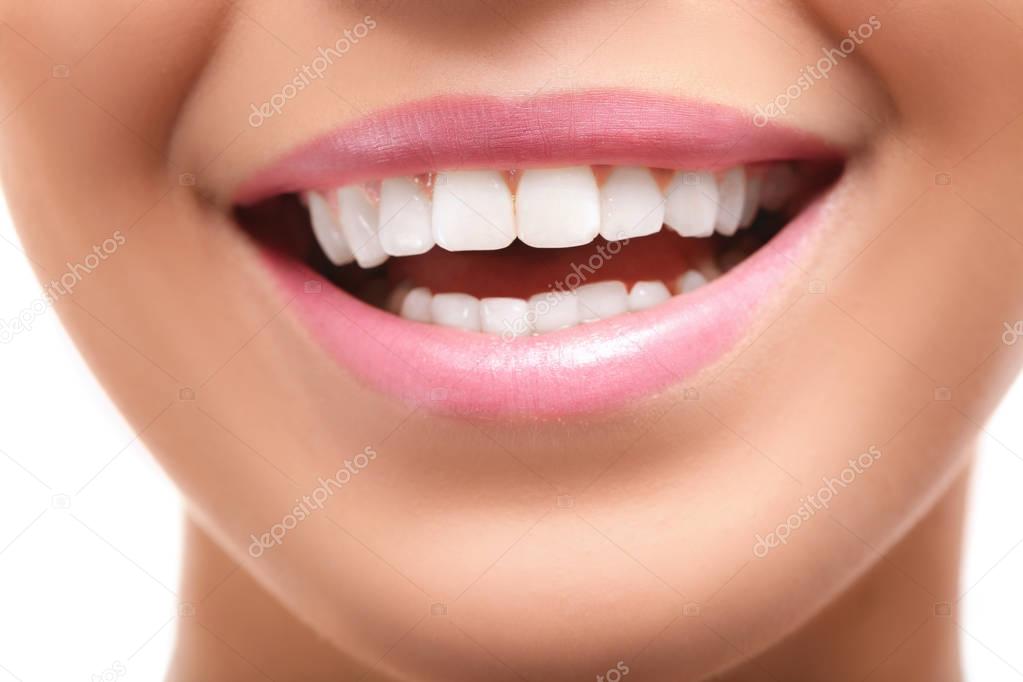 woman with healthy teeth