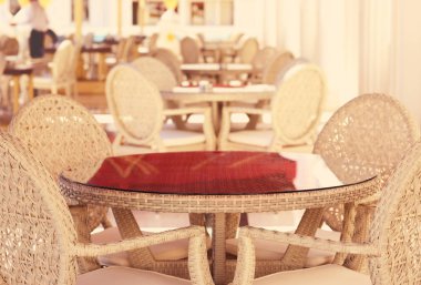 Sandalye ve masa modern Cafe