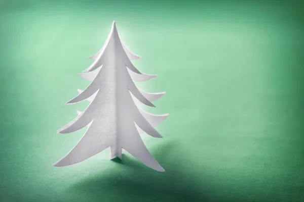 Vánoční stromek z papíru — Stock fotografie